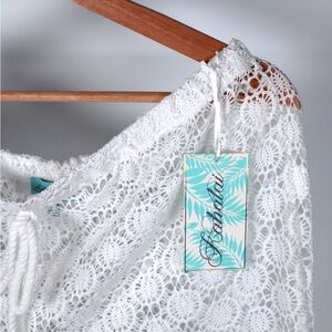 White Crochet Swim Cover-Up